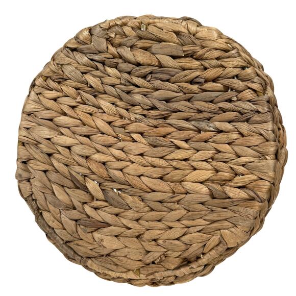 Woven Bunny Ear Basket Natural Seagrass Easter Decor 13” Rustic Farmhouse - Picture 4 of 5